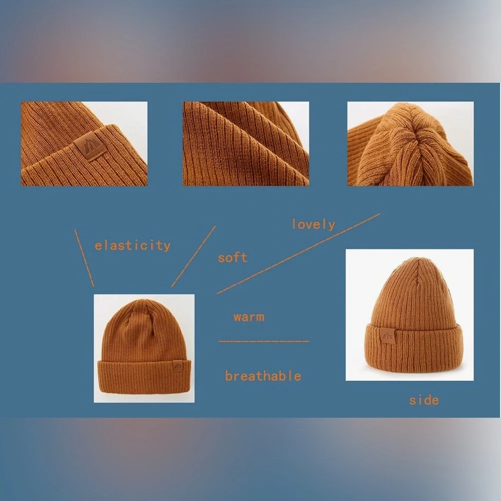 NWT LMLALML Beanie for Toddler Boys Beanie Knit Winter Hat for Kids Sz: 2 - 8yrs